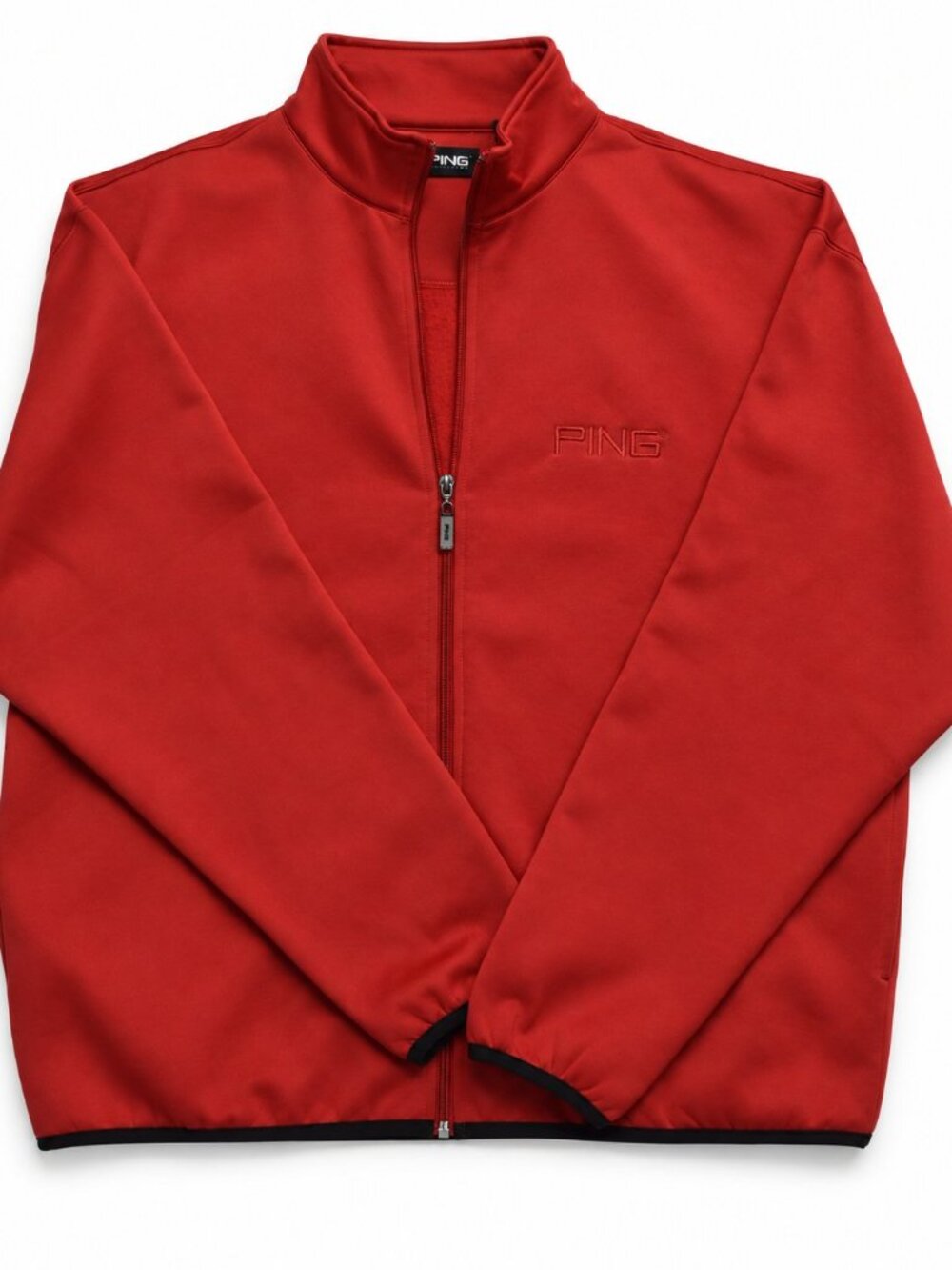 Ping Performance Dynamics Red Full Zip Golf Jacket Mens L